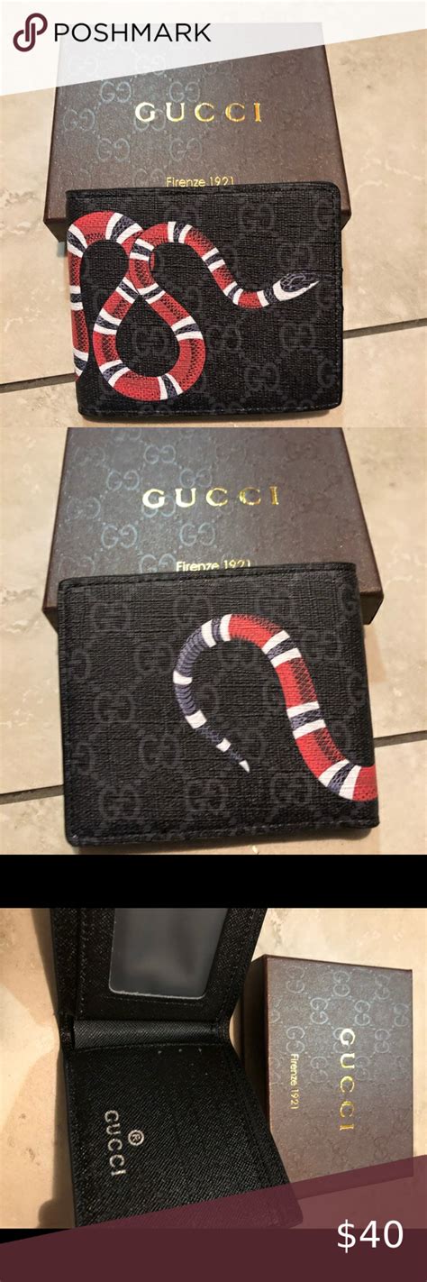 black gucci snake real animal|gucci snake wallet On Sale .